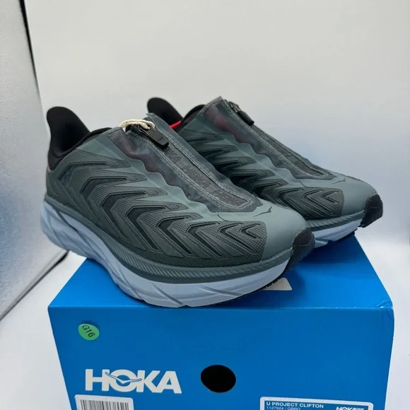 NWT Hoka Project Clifton Goblin Blue Navy GBBG Unisex Sneakers Shoes